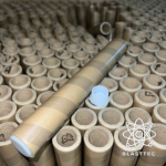 (C130) Paper Tube 61x65x130 + Plugs - Industrial Equipment by Blast-Tec