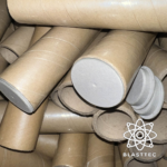 (C80) Paper Tube 42x46x100mm + Plugs - Industrial Equipment by Blast-Tec