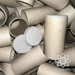 (C60) Paper Tube 26x29x130mm + Plugs - Industrial Equipment by Blast-Tec