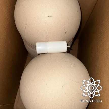 12″ Paper Hemisphere Set - Industrial Equipment by Blast-Tec