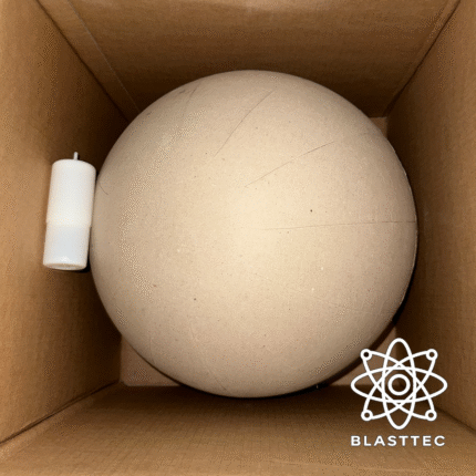 16″ Paper Hemisphere Set - Industrial Equipment by Blast-Tec
